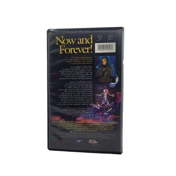 Cats The Musical VHS. 1998 Clamshell Case - Picture 4 of 5